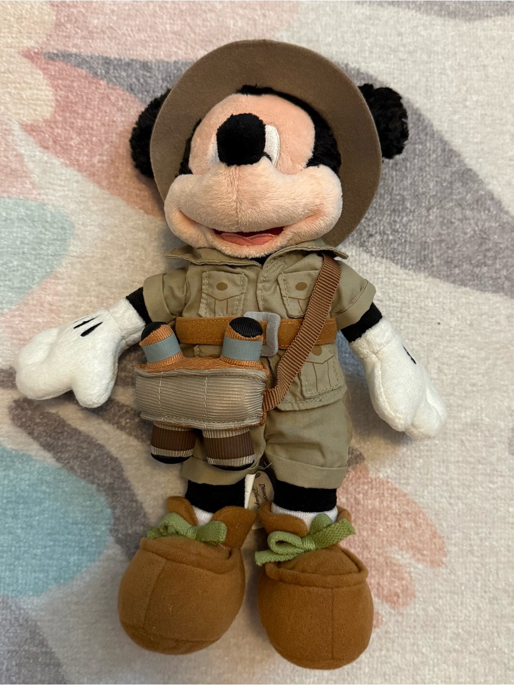 Vintage Disney Parks Safari Mickey Mouse Plush